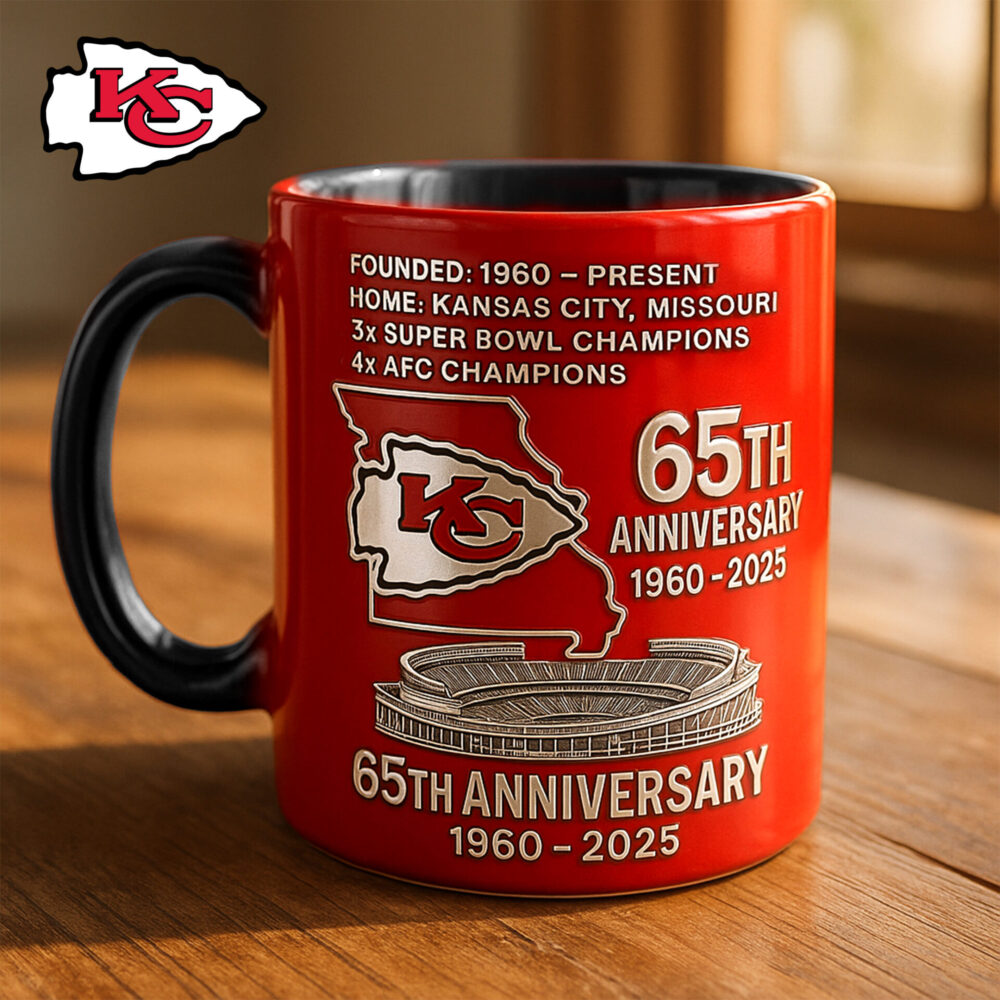 Kansas City Chiefs | Premium NFL The Anniversary Mug TD