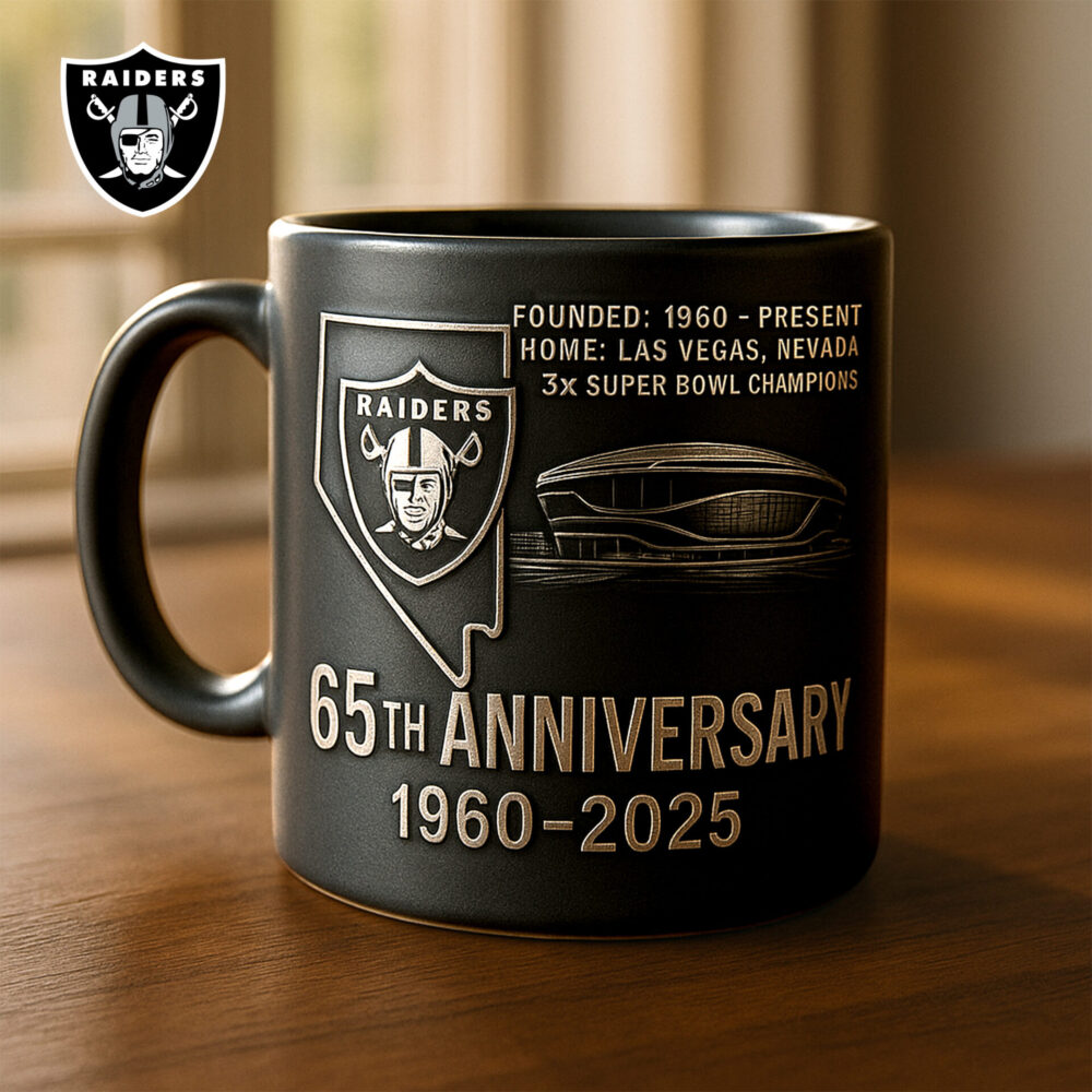 Las Vegas Raiders | Premium NFL The Anniversary Mug TD
