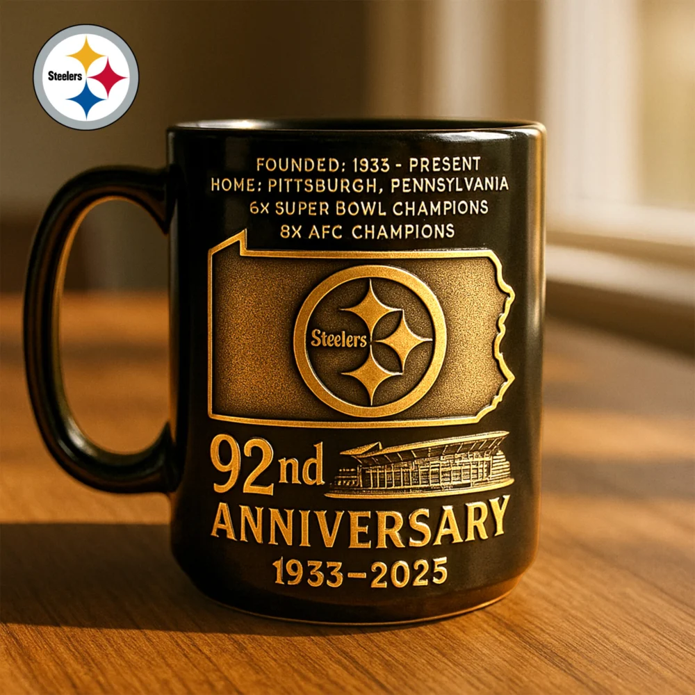 Pittsburgh Steelers | Premium NFL The Anniversary Mug TD