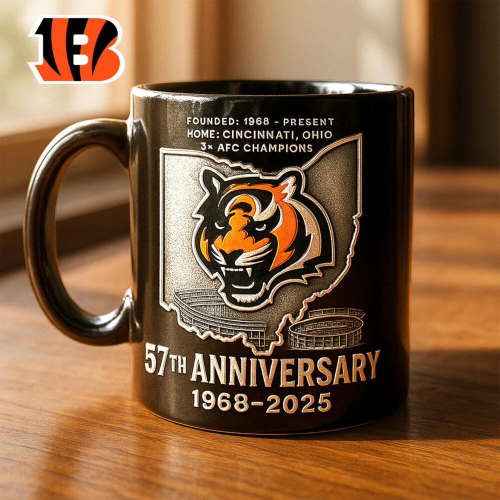 Cincinnati Bengals | Premium NFL The Anniversary Mug TD