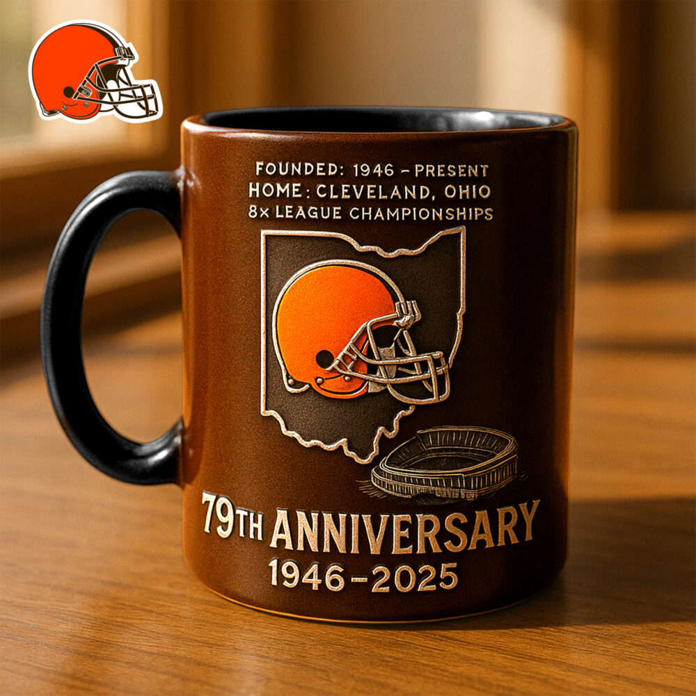 Cleveland Browns | Premium NFL The Anniversary Mug TD