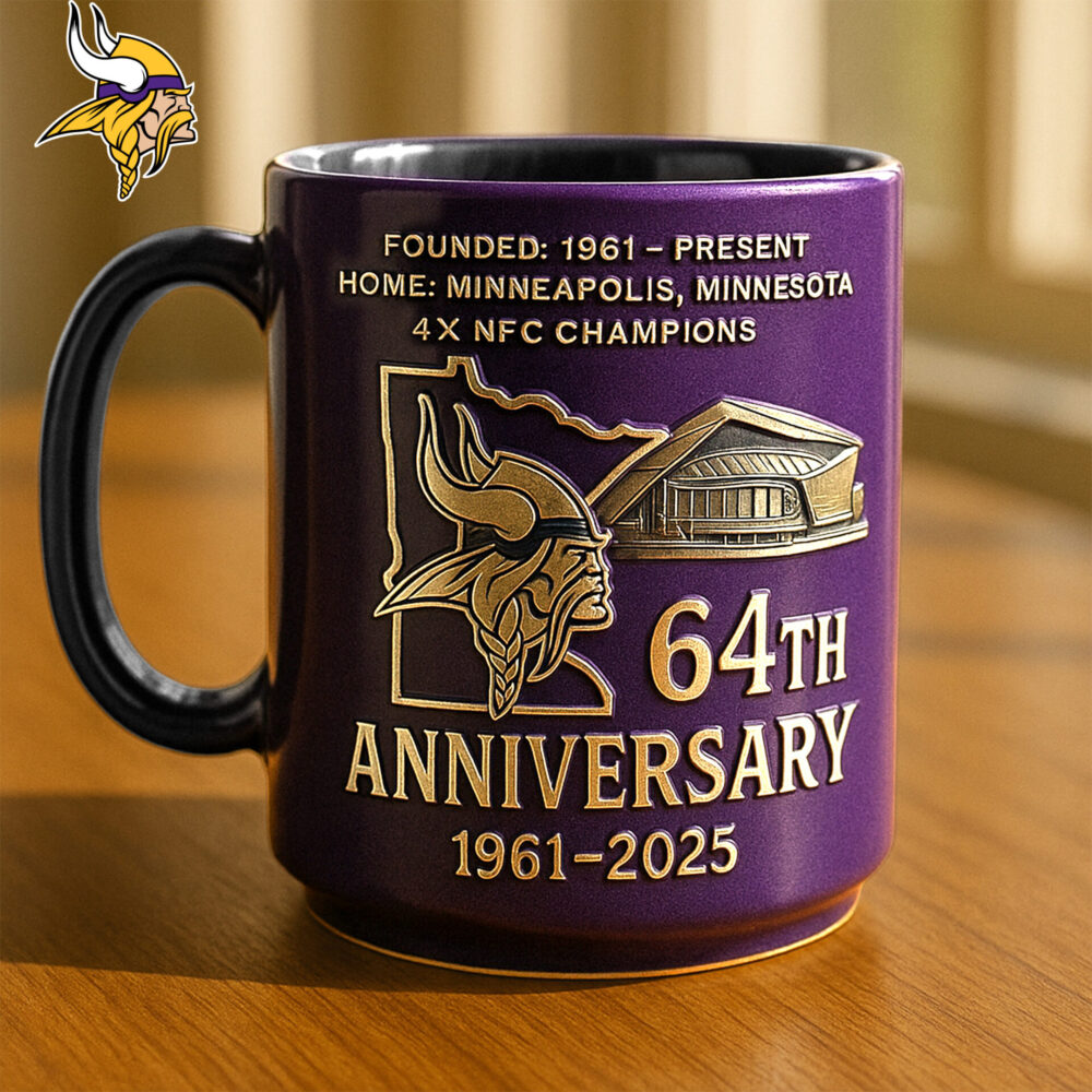 Minnesota Vikings | Premium NFL The Anniversary Mug TD