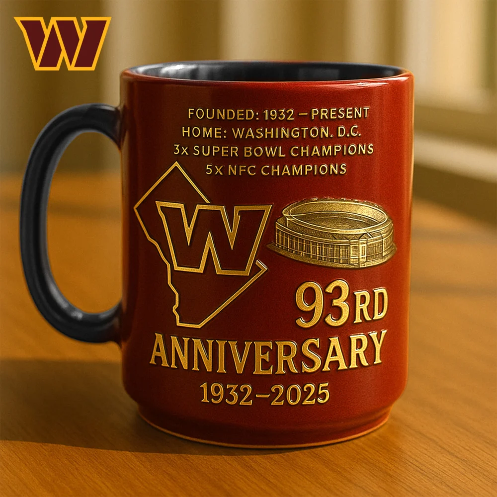 Washington Commanders | Premium NFL The Anniversary Mug TD