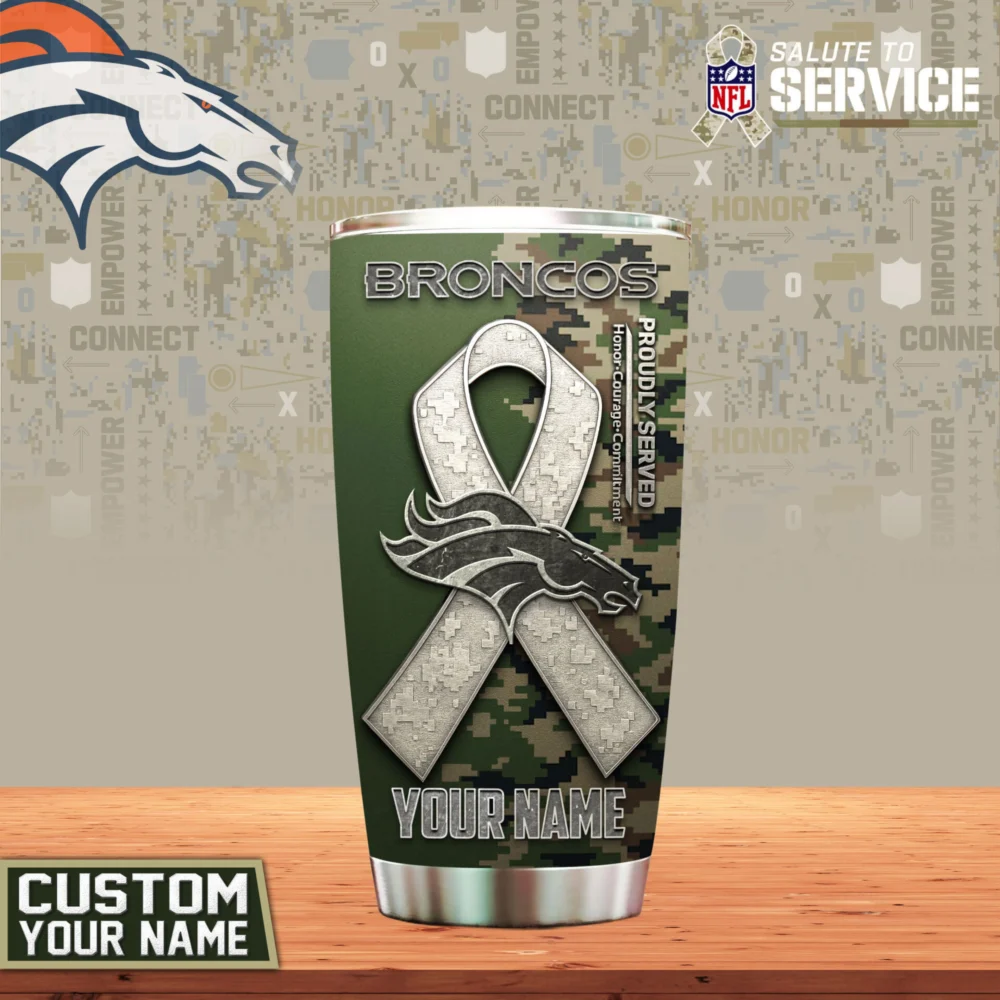 Denver Broncos | Premium NFL Proudly Served Tumbler TD