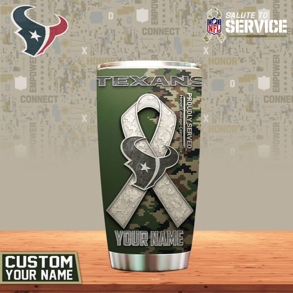 Houston Texans | Premium NFL Proudly Served Tumbler TD