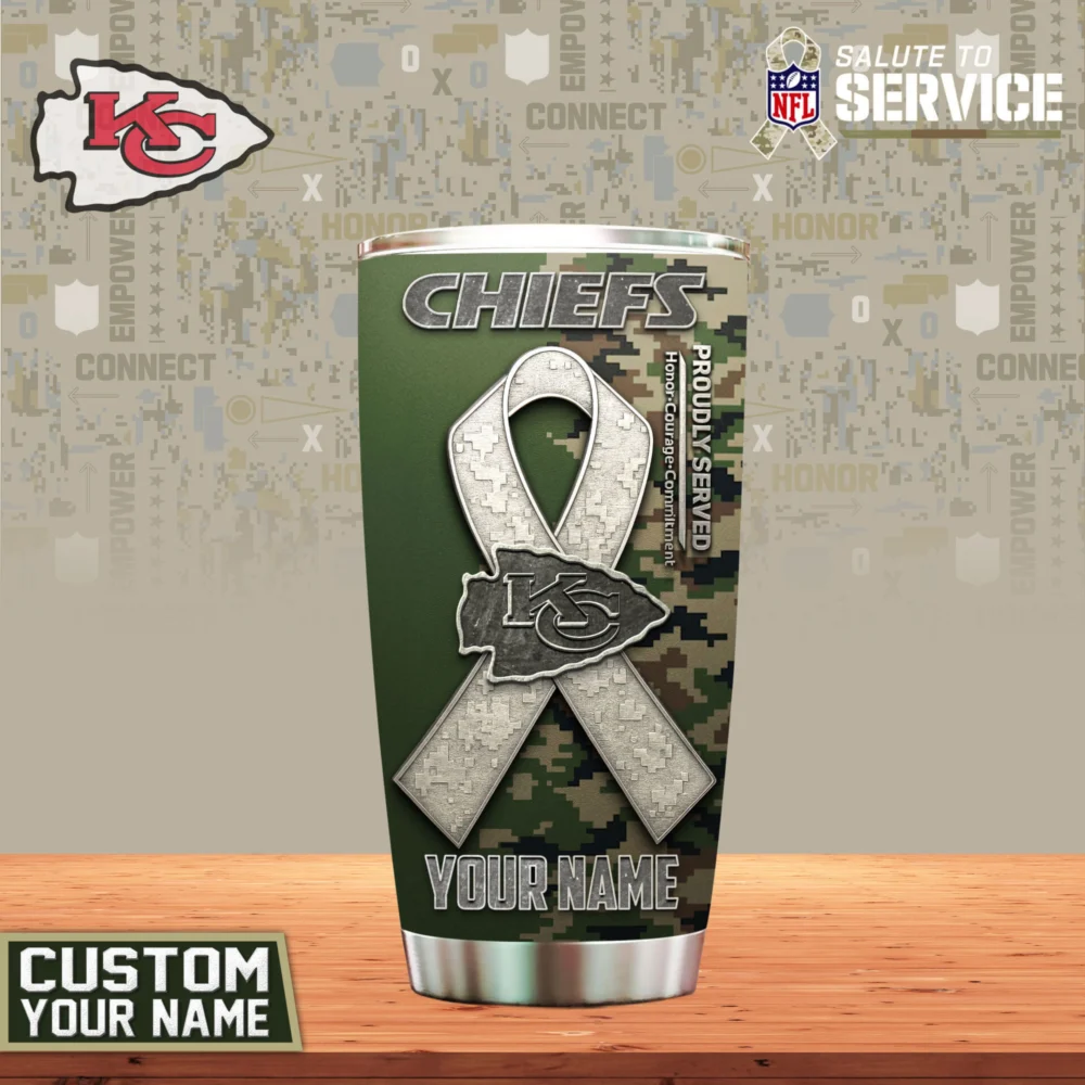Kansas City Chiefs | Premium NFL Proudly Served Tumbler TD