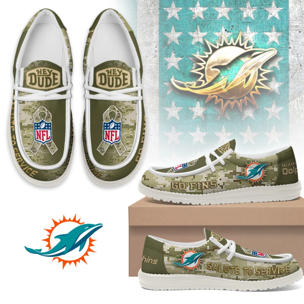 Miami Dolphins | Premium NFL Salute to Service Loafer NY