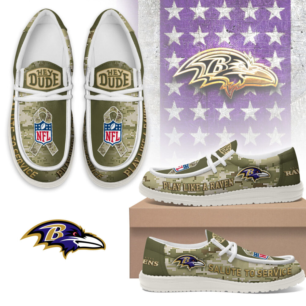 Baltimore Ravens | Premium NFL Salute to Service Loafer NY