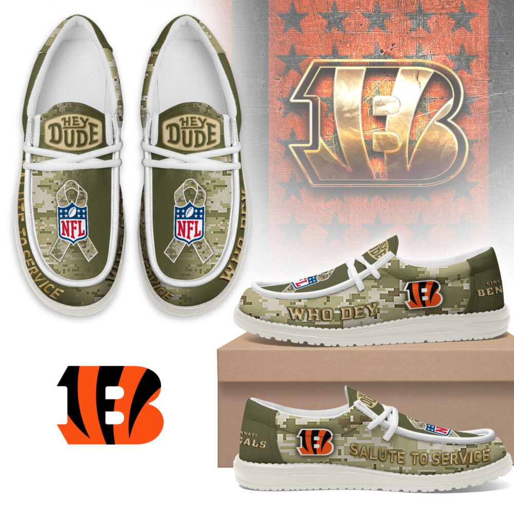 Cincinnati Bengals | Premium NFL Salute to Service Loafer NY
