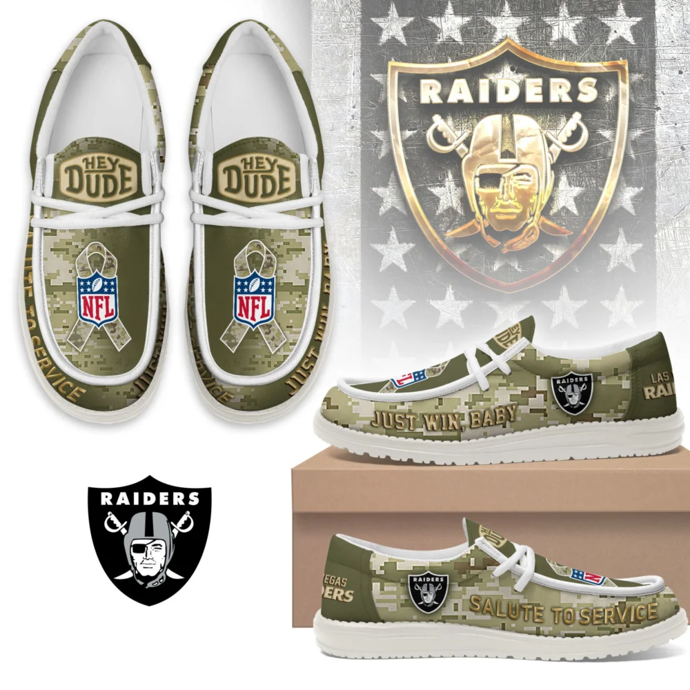 Las Vegas Raiders | Premium NFL Salute to Service Loafer NY
