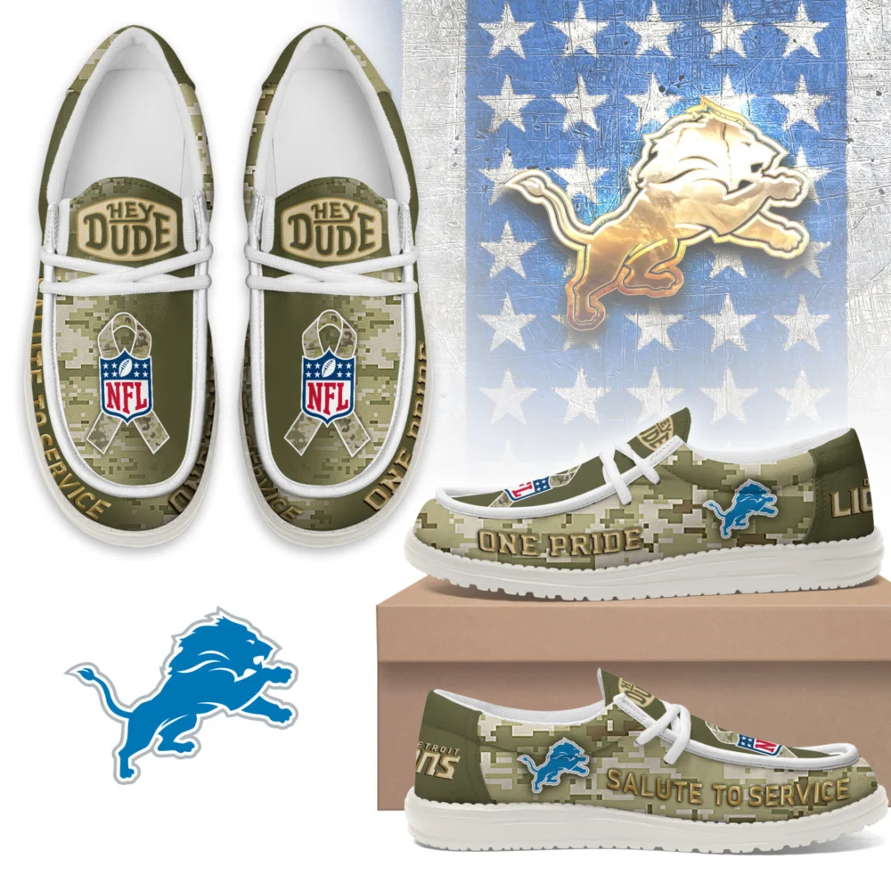Detroit Lions | Premium NFL Salute to Service Loafer NY