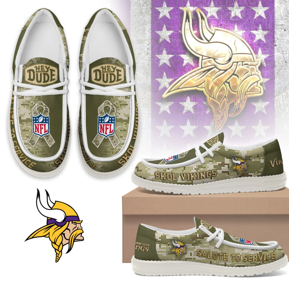 Minnesota Vikings | Premium NFL Salute to Service Loafer NY