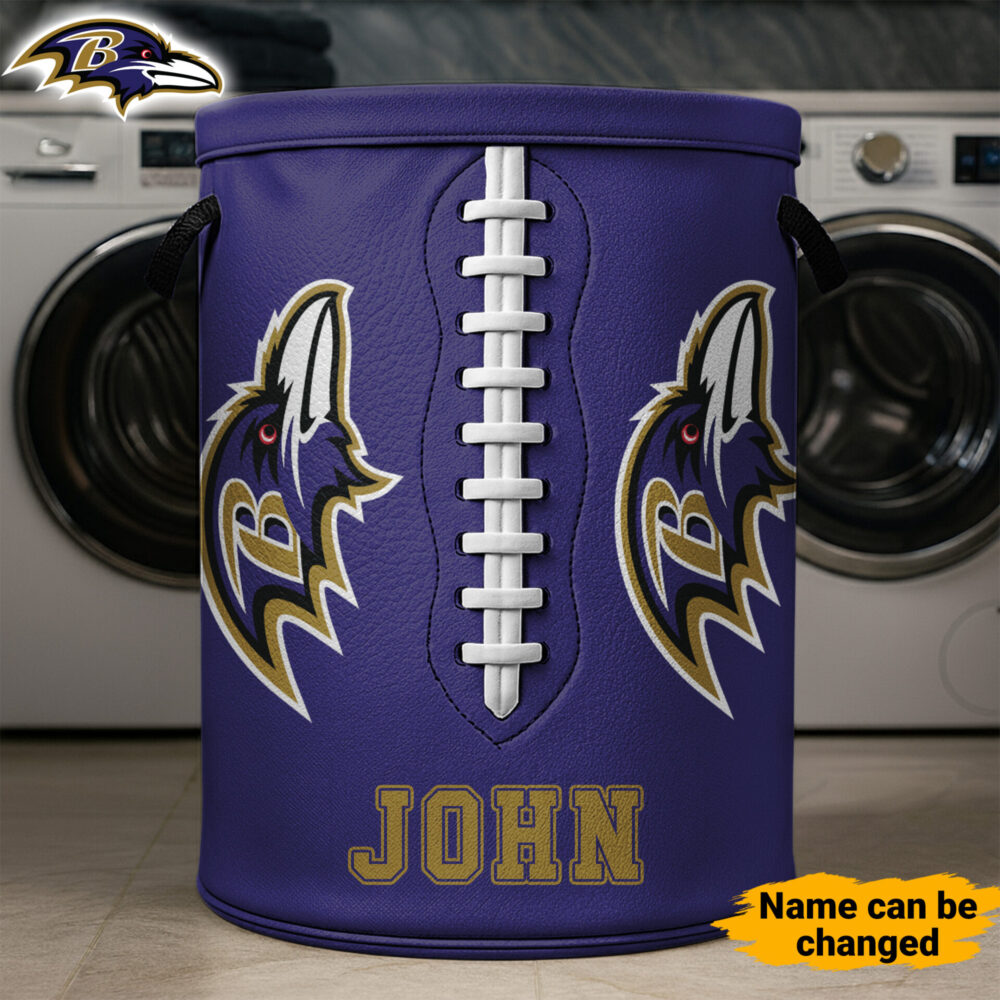 Baltimore Ravens | Premium NFL Clothes Hamper HI