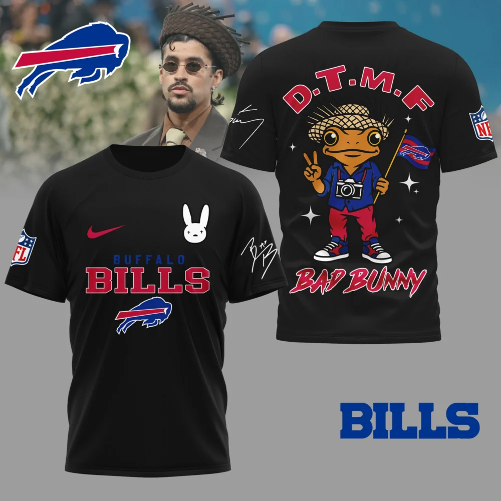 Buffalo Bills | Premium NFL Bad Bunny 3D Shirt TD