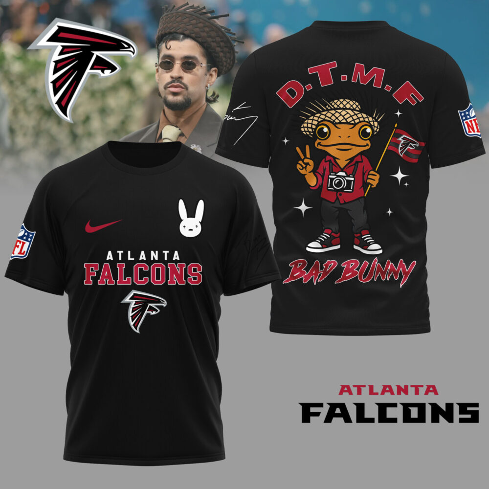 Atlanta Falcons | Premium NFL Bad Bunny 3D Shirt TD