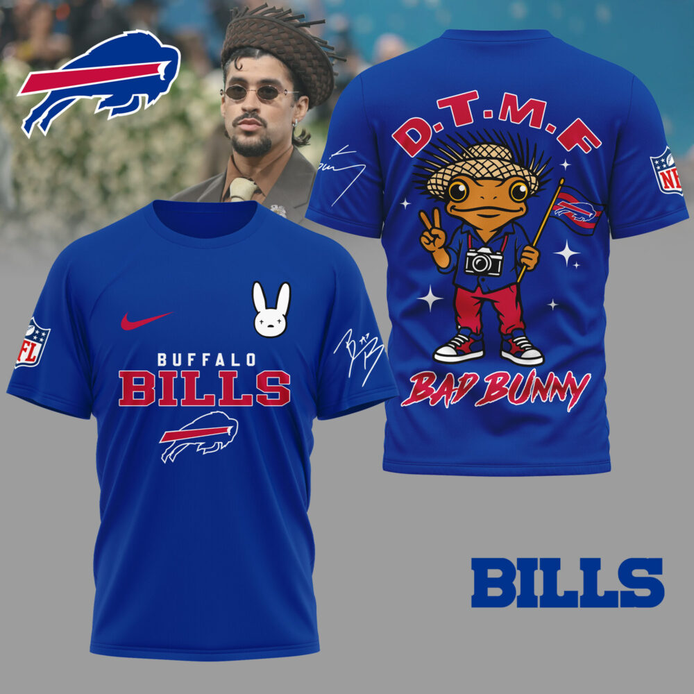 Buffalo Bills | Premium NFL Bad Bunny 3D Shirt TD