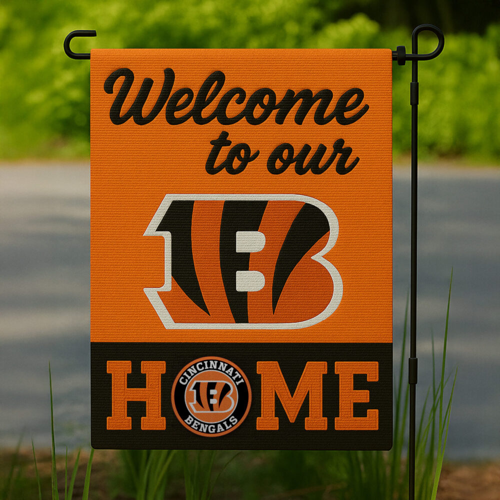 Cincinnati Bengals | Premium NFL Welcome Home Flag HI