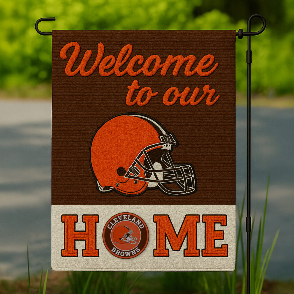 Cleveland Browns | Premium NFL Welcome Home Flag HI