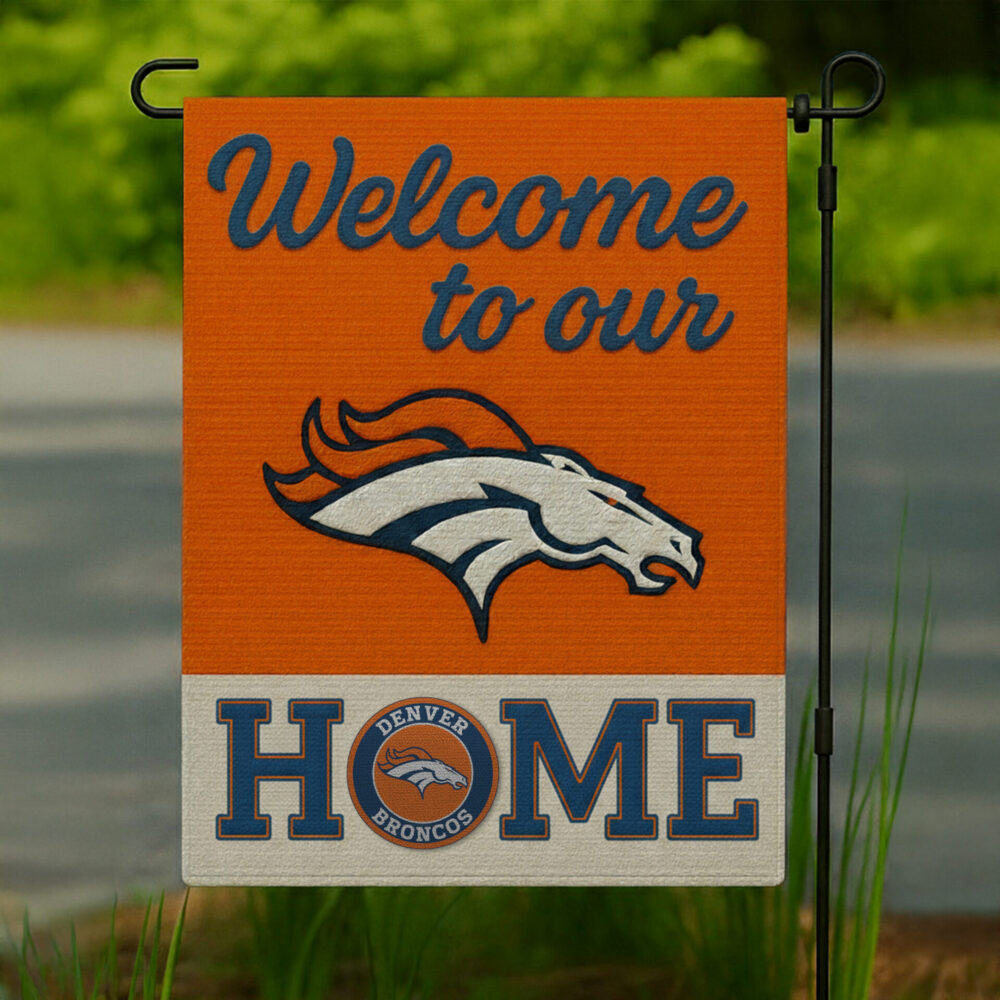 Denver Broncos | Premium NFL Welcome Home Flag HI - 30x45cm