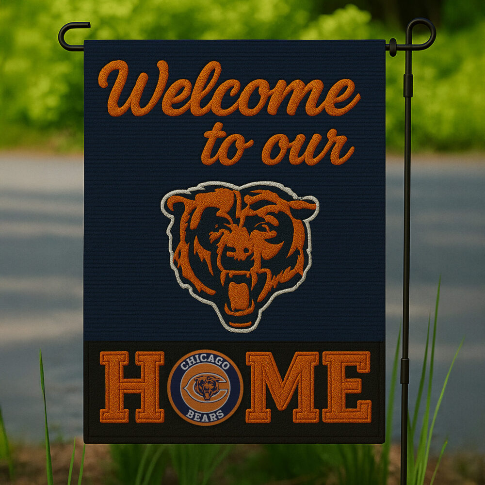 Chicago Bears | Premium NFL Welcome Home Flag HI