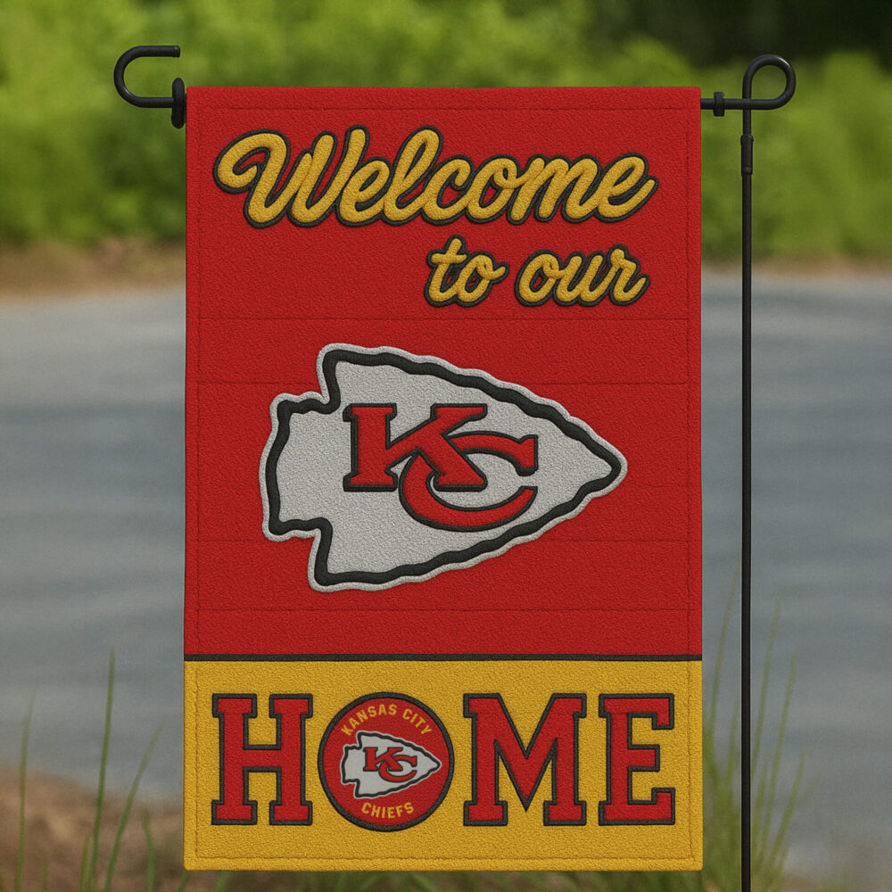 Kansas City Chiefs | Premium NFL Welcome Home Flag HI