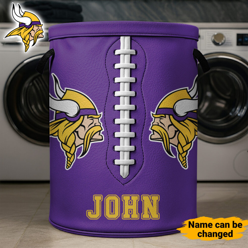 Minnesota Vikings | Premium NFL Clothes Hamper HI