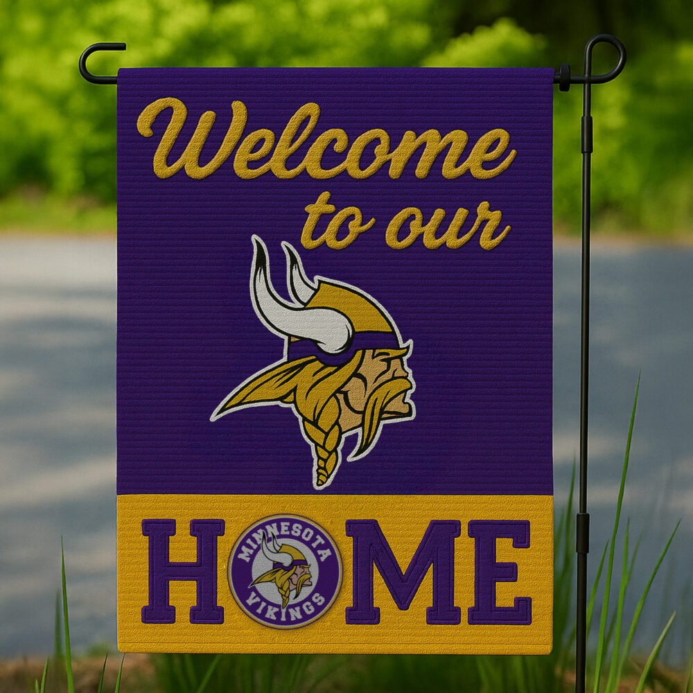 Minnesota Vikings | Premium NFL Welcome Home Flag HI