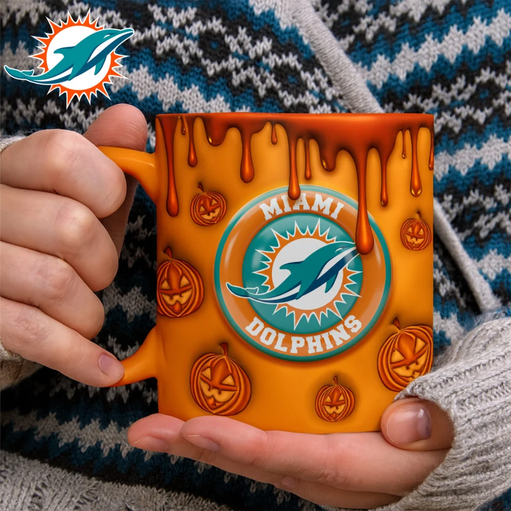 Miami Dolphins | Premium NFL Halloween Mug NY
