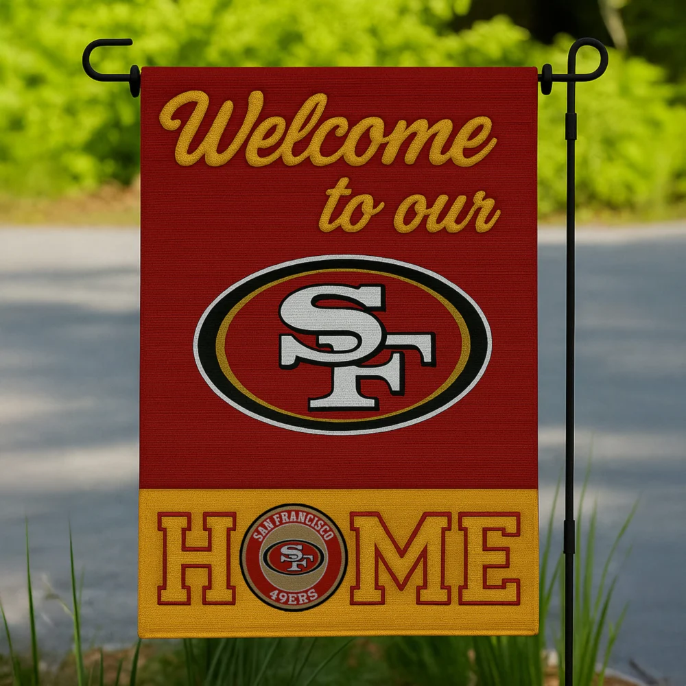 San Francisco 49ers | Premium NFL Welcome Home Flag HI