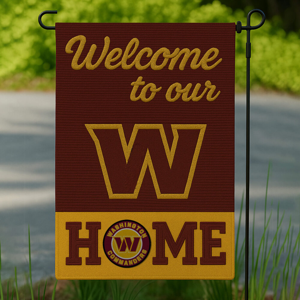 Washington Commanders | Premium NFL Welcome Home Flag HI - 76x102cm
