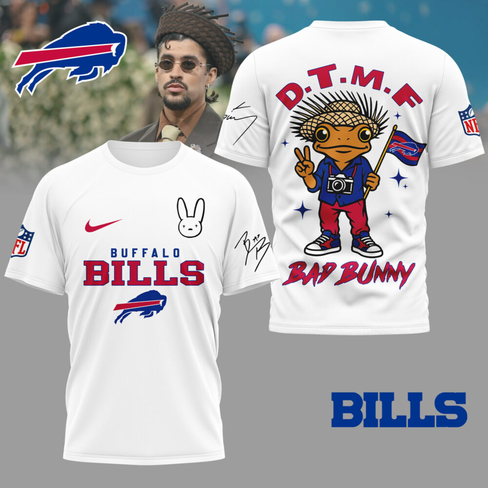 Buffalo Bills | Premium NFL Bad Bunny 3D Shirt TD