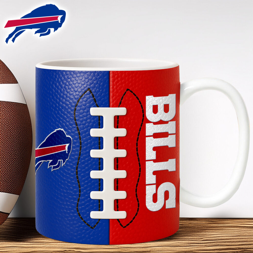 Buffalo Bills | Premium NFL Split Color Ceramic Mug HI