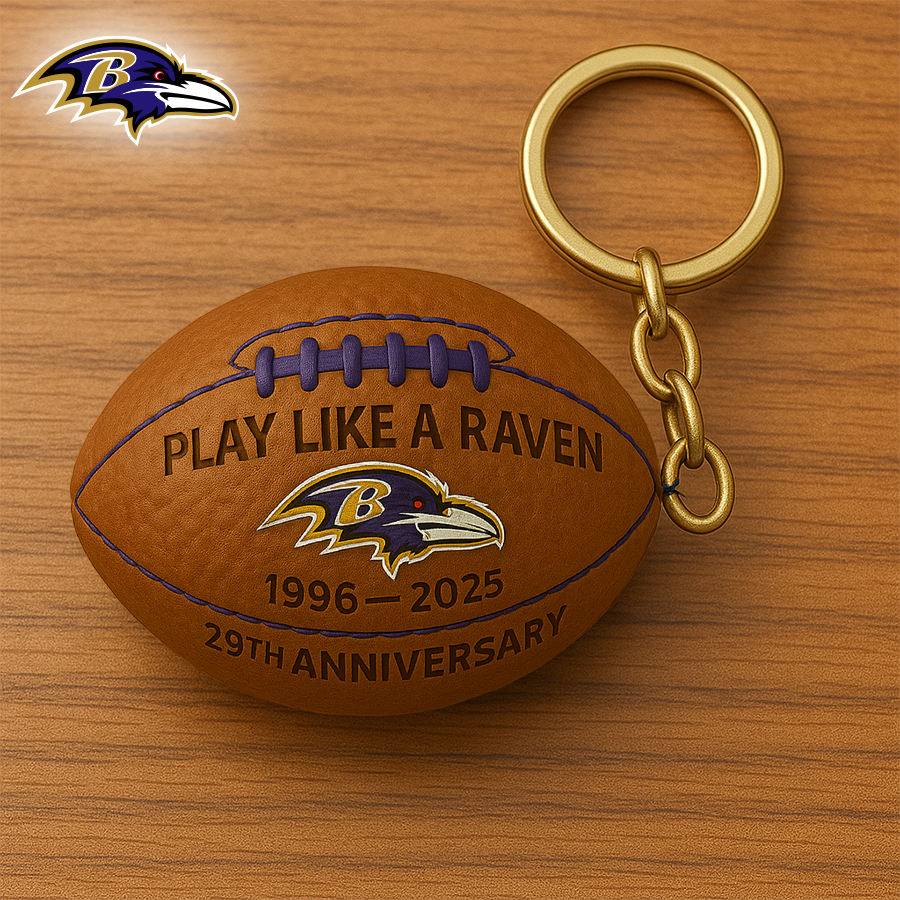 Baltimore Ravens | Premium NFL Anniversary Keychain