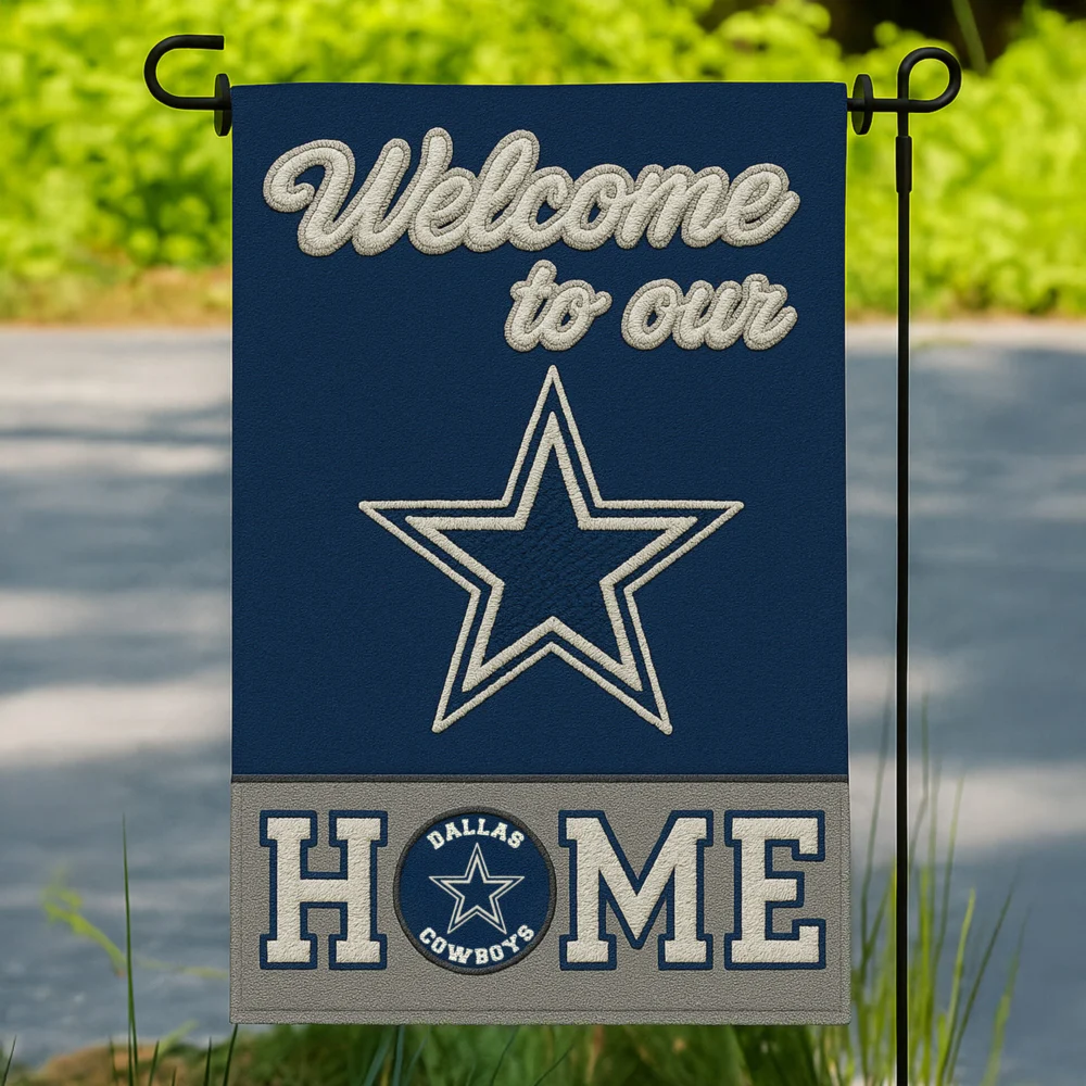 Dallas Cowboys | Premium NFL Welcome Home Flag HI
