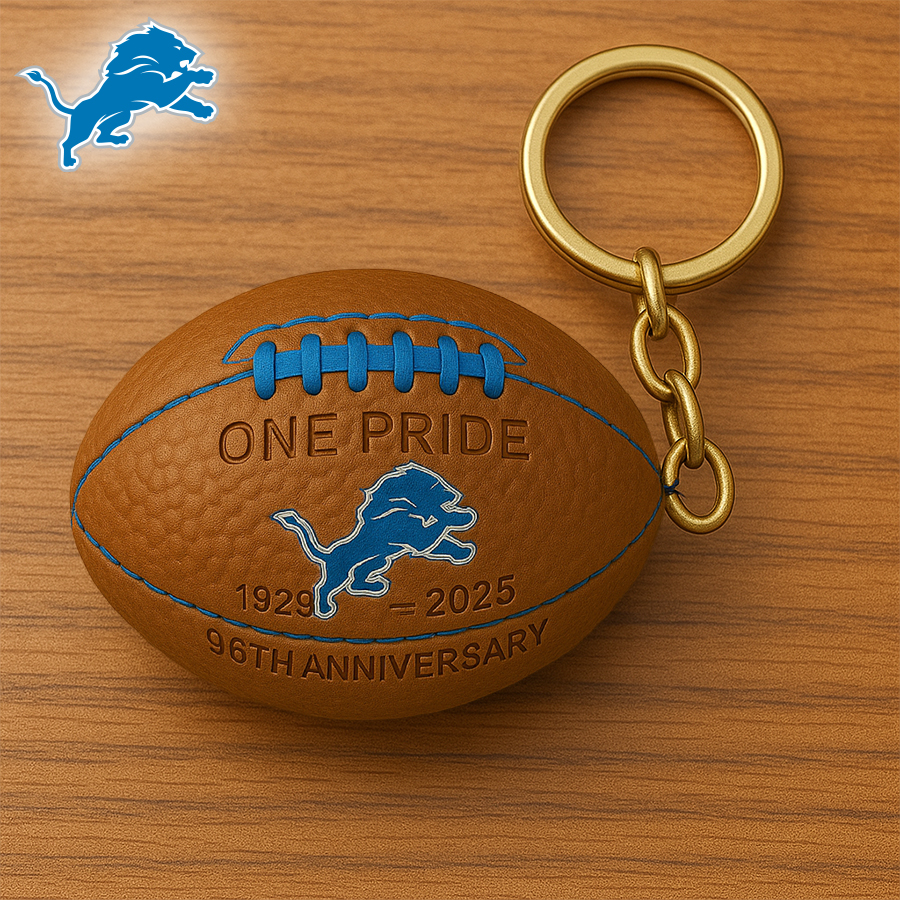 Detroit Lions | Premium NFL Anniversary Keychain