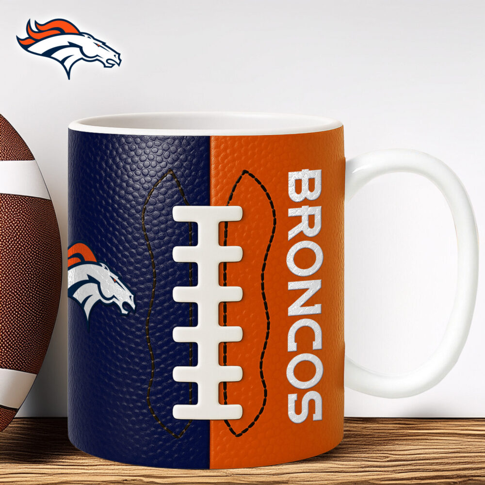 Denver Broncos | Premium NFL Split Color Ceramic Mug HI