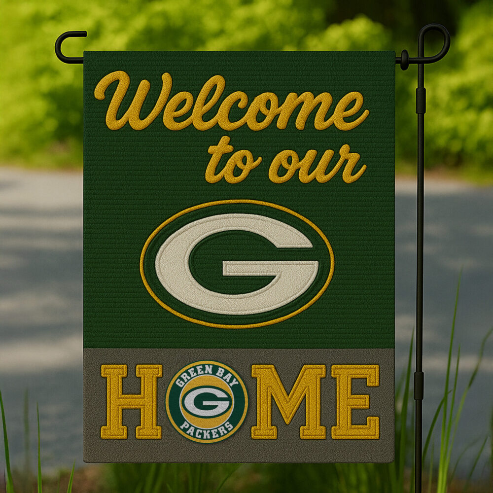 Green Bay Packers | Premium NFL Welcome Home Flag HI