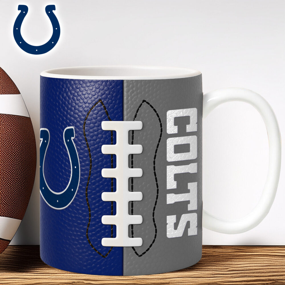 Indianapolis Colts | Premium NFL Split Color Ceramic Mug HI