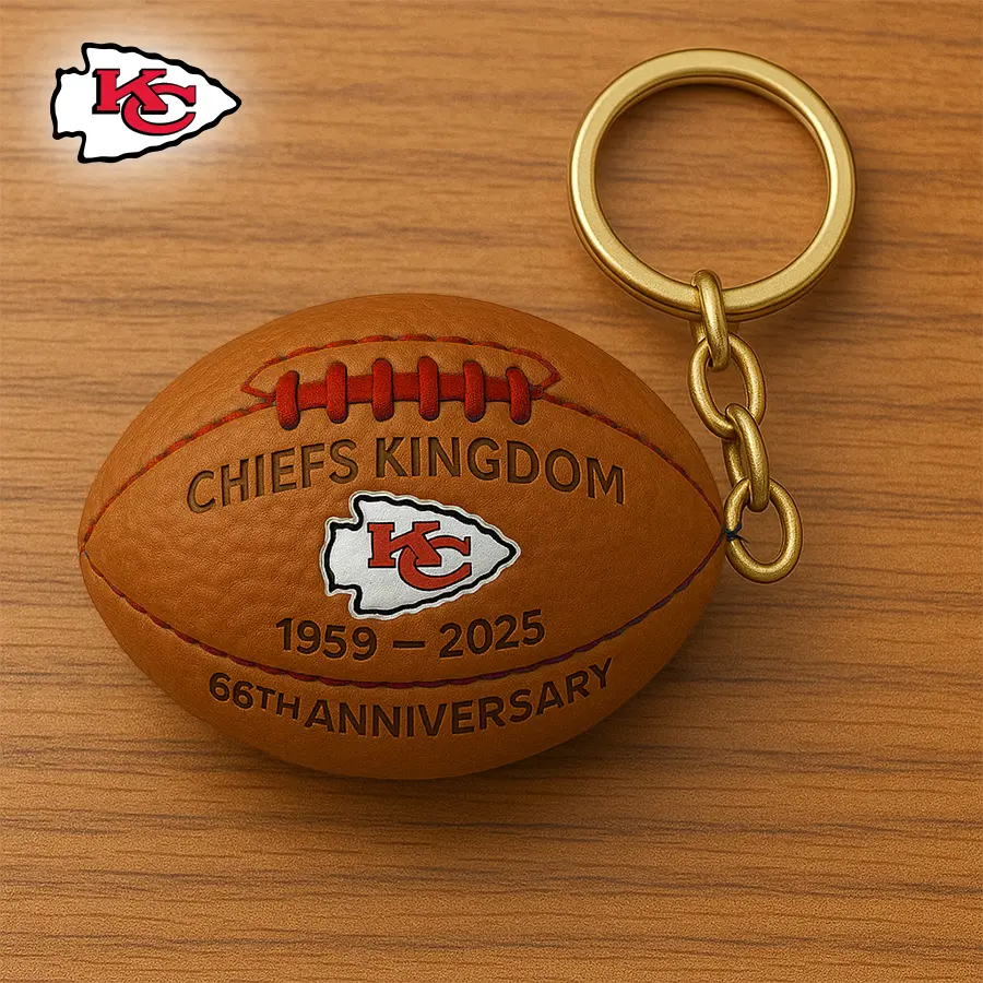 Kansas City Chiefs | Premium NFL Anniversary Keychain - Pack 5