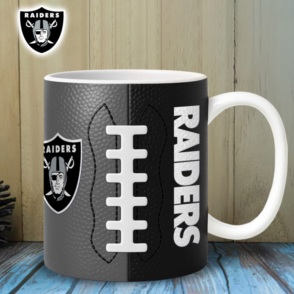 Las Vegas Raiders | Premium NFL Split Color Ceramic Mug HI