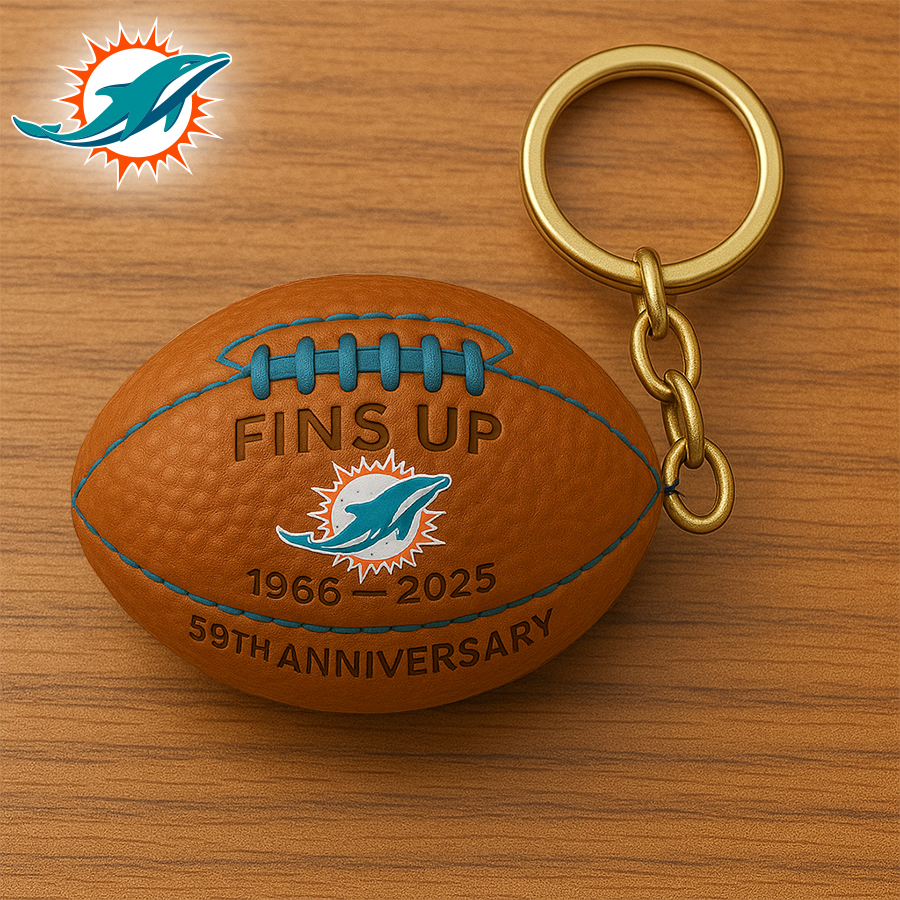 Miami Dolphins | Premium NFL Anniversary Keychain
