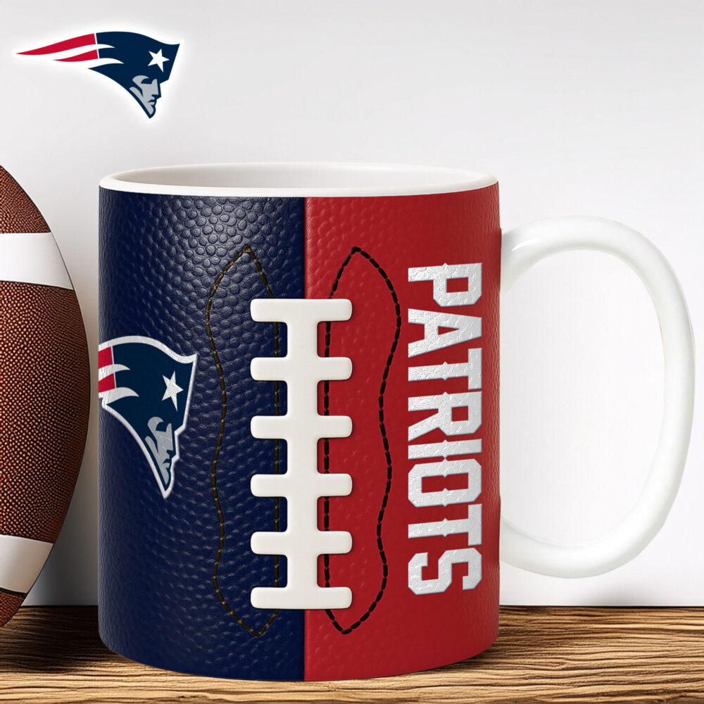 New England Patriots | Premium NFL Split Color Ceramic Mug HI