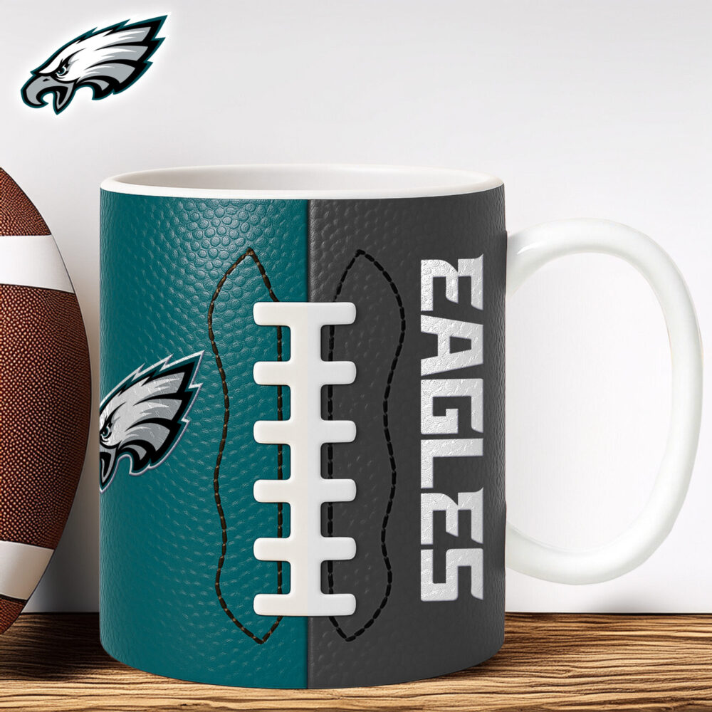 Philadelphia Eagles | Premium NFL Split Color Ceramic Mug HI