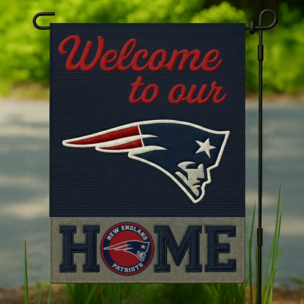 New England Patriots | Premium NFL Welcome Home Flag HI