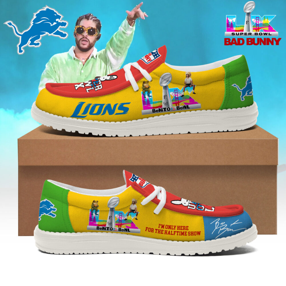 Detroit Lions | Premium NFL Bad Bunny Super Bowl LX NY