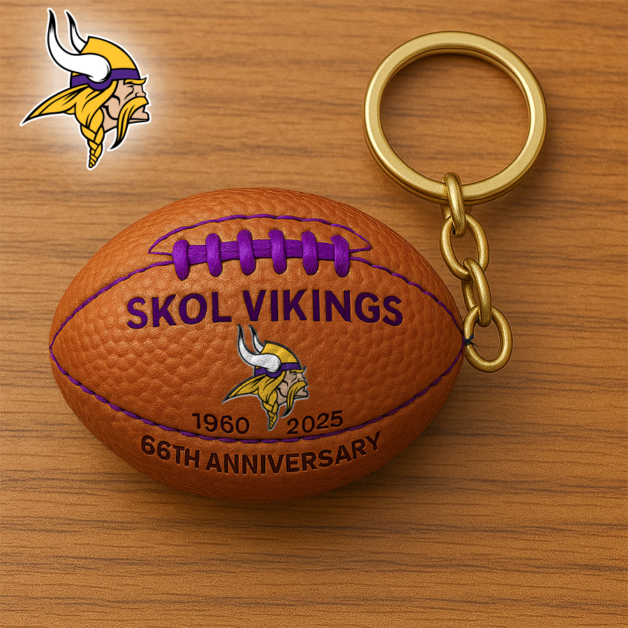 Minnesota Vikings | Premium NFL Anniversary Keychain