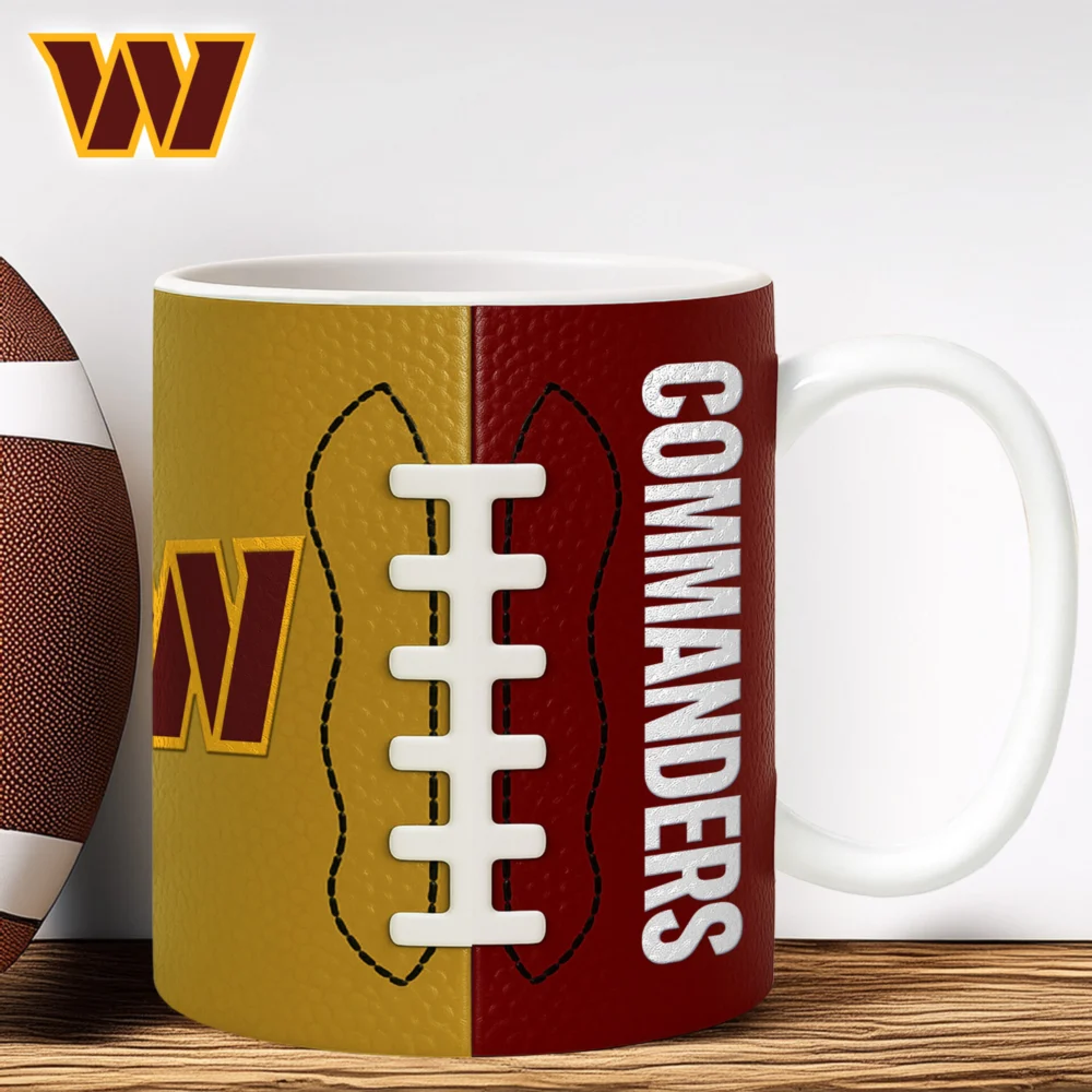 Washington Commanders | Premium NFL Split Color Ceramic Mug HI
